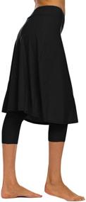 img 3 attached to Akaeys Womens Leggings Skirted Swimwear Women's Clothing