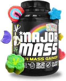 img 4 attached to VMI Sports Major Mass Lean Muscle Gainer - High Protein Powder for Effective Muscle Gain - Weight Gainer Supplement for Men and Women (Marshmallow Charms, 4 lbs)