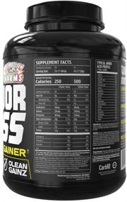 img 2 attached to VMI Sports Major Mass Lean Muscle Gainer - High Protein Powder for Effective Muscle Gain - Weight Gainer Supplement for Men and Women (Marshmallow Charms, 4 lbs)