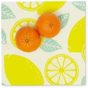 img 1 attached to Beeswax Wraps with Jojoba Oil: Sustainable Plastic Wrap Alternative for a Vibrant Zero Waste Kitchen - 3-Pack (S/M/L)