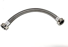 img 1 attached to 🦈 Shark Industrial Steam Dryer Installation Kit – Premium Stainless Steel Braided Hose Set with 90 Degree Elbow and Inlet Hose, Includes Y-adapter