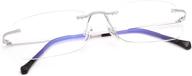 transition photochromic rimless bifocal reading glasses sun readers with sunglasses logo