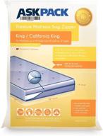 🛏️ ultimate king/california king mattress bag: zipper-sealed, 6 mil ultra thick for secure moving & long-term storage - tear resistant, waterproof & ultra heavy duty logo