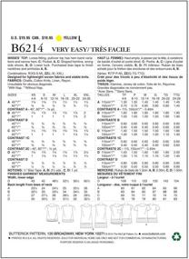 img 1 attached to BUTTERICK PATTERNS B6214ZZ0 Misses LRG XLG XXL