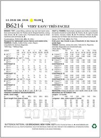 img 2 attached to BUTTERICK PATTERNS B6214ZZ0 Misses LRG XLG XXL