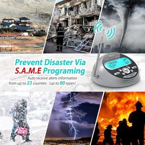 img 2 attached to 📻 2021 Новейшая версия: NOAA радиоприемник с экстренными погодными предупреждениями и локализованной программой S.A.M.E. и более 80 экстренных предупреждений.