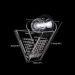 img 3 attached to WEAVERBIRD Acrylic V Shape Feeding Suction