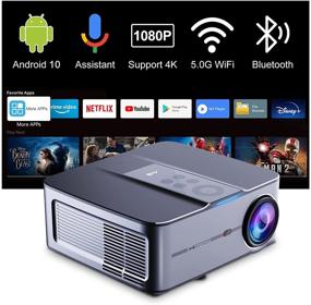 img 4 attached to 🎥 Artlii Play3: Smart Projector 4k Supported with Native 1080P, 5G WiFi, Bluetooth, Android TV 10, Google Voice Assistant - Perfect Outdoor Movie Projector Compatible with iOS, Android, TV Stick, Laptop
