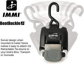 img 1 attached to 🔒 Регулируемый стальной строп с пружинной механикой: BoatBuckle G2