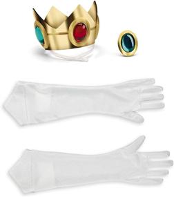 img 1 attached to 👸 Princess Peach Kids Accessory Kit: Enhance Your Little One's Look!