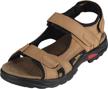 ilovesia athletic outdoor leather sandals men's shoes logo