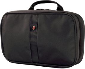 img 4 attached to 🧳 Black One Size Victorinox Zip-Around Travel Kit with Black Logo