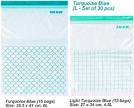 🥶 переносные пакеты икеа istad: морозильникоустойчивые и многоразовые - отлично для хранения продуктов питания и предметов бытового назначения - 2 набора. логотип
