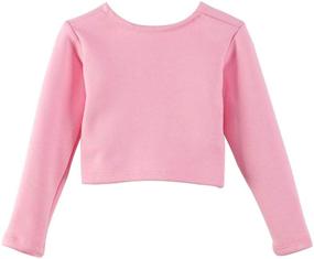 img 3 attached to Lisianthus Girls' Classic Ballet Sleeve Active Clothing for Girls