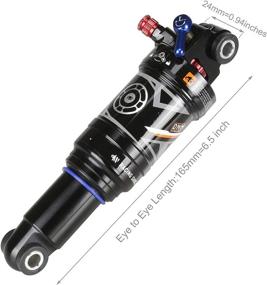 img 3 attached to 🚵 DNM AOY-38RC Mountain Bike Air Rear Shock – Rebound/Lockout/Air Pressure Adjustable – Sizes: 165mm, 190mm, 200mm, 210mm