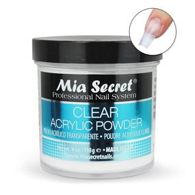 img 3 attached to 💅 Mia Secret Clear Acrylic Powder for Professional Acrylic Nail System - 4 oz.