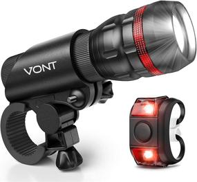 img 4 attached to 🚴 Vont 'Scope' Bike Light – Easy Installation Without Tools | High-Powered Bicycle Headlight, Suitable for Mountain, Street, and Kids Bikes | Front & Back Illumination