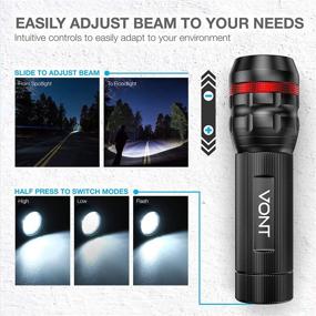 img 2 attached to 🚴 Vont 'Scope' Bike Light – Easy Installation Without Tools | High-Powered Bicycle Headlight, Suitable for Mountain, Street, and Kids Bikes | Front & Back Illumination