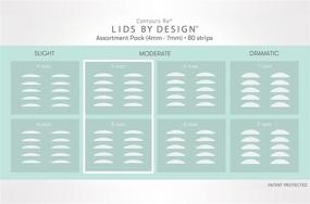 img 3 attached to 👁️ LIDS BY DESIGN (5mm) Eyelid Correcting Strips for Moderate Lift, 80 count" - Enhance Discoverability with LIDS BY DESIGN (5mm) Eyelid Correcting Strips | Moderate Lift | 80 Count