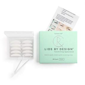 img 4 attached to 👁️ LIDS BY DESIGN (5mm) Eyelid Correcting Strips for Moderate Lift, 80 count" - Enhance Discoverability with LIDS BY DESIGN (5mm) Eyelid Correcting Strips | Moderate Lift | 80 Count