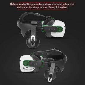 img 3 attached to Адаптер DeadEyeVR Deluxe Audio Strap для Quest 2 DAS FrankenQuest (зеленый)