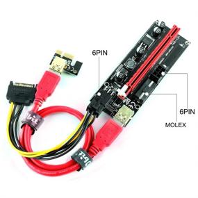 img 3 attached to 🔌 Ubit Dual 6Pin Graphics Extension: Boost Ethereum Mining Efficiency with Industrial Electrical Configuration