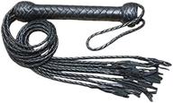 ardour crafts genuine real leather 🐴 whip fl-016 for horse training and taming (black) логотип