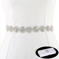 💎 sparkling rhinestone wedding applique: fangzhidi women's accessories logo