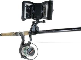 img 2 attached to 📱 Action Mount Sportsman's Mount: Securely Attach Any Smartphone to Your Sports Equipment - Fishing Rods, Bows, Rifles, and More!