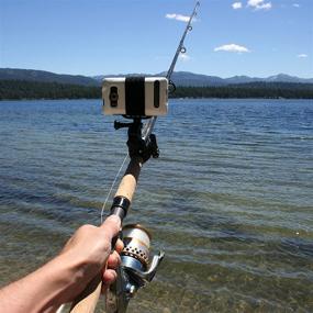 img 1 attached to 📱 Action Mount Sportsman's Mount: Securely Attach Any Smartphone to Your Sports Equipment - Fishing Rods, Bows, Rifles, and More!