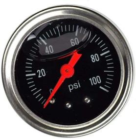 img 3 attached to Universal Adjustable Fuel Pressure Regulator Gauge - Liquid Chrome, 0-100psi - SUPERFASTRACING