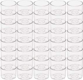 img 3 attached to 🕯️ 100 Clear Plastic Tealight Holders for DIY Candle Making with 100 Candle Wicks included