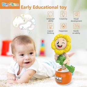 img 2 attached to 🎶 Dancing Baby Musical Toys for 6-24 Month Old Boys and Girls – Sounds, Music, Songs, Voice Recordings – Educational Learning Toy for 1-2 Year Olds – Early Development Games – Gift