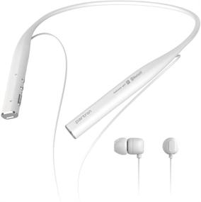 img 3 attached to Partron PBH-300 Bluetooth Wireless Neckband Headset - HD Stereo, 🎧 Long Battery, 2Mic, Magnetic Earbuds - Perfect for All Bluetooth Devices (White)