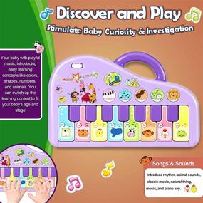 img 2 attached to 🎹 Interactive Baby Piano: CIRO Baby Toys for 6 to 12 Months, Play to Learn with Music, Early Learning Educational Pretend Keyboards for Toddler Boys and Girls
