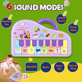 img 1 attached to 🎹 Interactive Baby Piano: CIRO Baby Toys for 6 to 12 Months, Play to Learn with Music, Early Learning Educational Pretend Keyboards for Toddler Boys and Girls