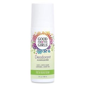 img 4 attached to Aluminum-Free Natural Deodorant Roll-On for Kids, Teens, and Tweens - Vegan and Scented with Honeydew (1)