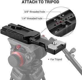 img 3 attached to 📸 SMALLRIG Universal Quick Release Tripod Adapter Plate for Sony VCT-14-2169: Enhance Camera Mounting Efficiency!