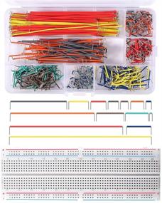 img 4 attached to Набор проводов-отверток Esoteman из 840 штук для пайки: высококачественные предварительно изготовленные провода для Arduino, Raspberry Pi, Jetson Nano - в комплекте безпаянная макетная плата с 830 контактными точками MB-102