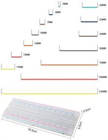 img 3 attached to Набор проводов-отверток Esoteman из 840 штук для пайки: высококачественные предварительно изготовленные провода для Arduino, Raspberry Pi, Jetson Nano - в комплекте безпаянная макетная плата с 830 контактными точками MB-102