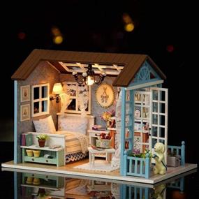 img 3 attached to 🏰 Dollhouse Miniature Romantic Forest - UniHobby