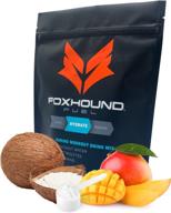 🦊 напиток для гидратации во время тренировок foxhound fuel: гидратируйтесь с кокосовой водой, витамином в6 и в12, электролитами - 25 порций. логотип