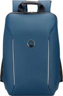 💦 water resistant delsey paris securain backpack for enhanced security logo