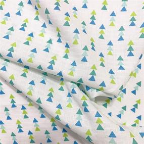 img 1 attached to 👶 Peekaboo Organic Cotton Muslin Swaddles: Premium Nursery Bedding at Kids' Home Store