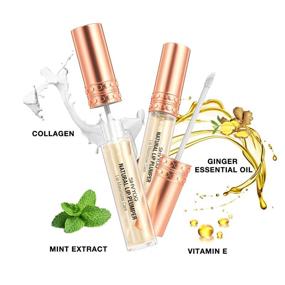 img 3 attached to Lip Plumper and Enhancer: Plumping Balm for Fuller, 👄 Moisturized, and Hydrated Sexy Lips - Maximizer Lip Care Serum