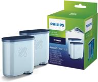 улучшите свой кофейный опыт с помощью philips saeco aquaclean фильтр 2 pack, ca6903/22 логотип