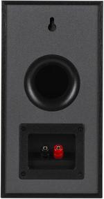 img 2 attached to 🔊 Klipsch R-41M Black Bookshelf Home Speaker Set - Powerful & Detailed Sound, Pack of 2