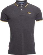 👕 superdry eclipse poolside pique polo for men - stylish clothing logo