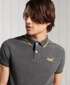 img 1 attached to 👕 Superdry Eclipse Poolside Pique Polo for Men - Stylish Clothing