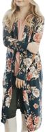 stylish sleeve cardigan: lightweight floral pockets for girls' clothing logo